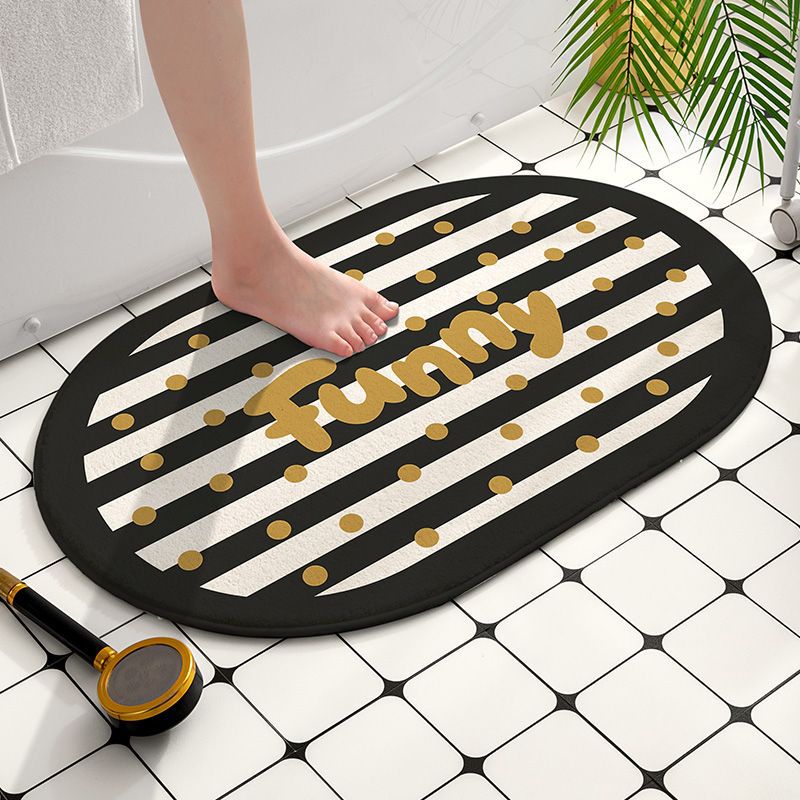 Bathroom Rug 40x60cm Water Absorbent Mat Anti-Slip Bottom Bathroom Rug 40x60cm Water Absorbent Mat Anti-Slip Bottom